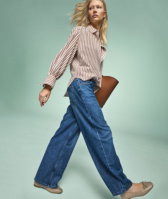 amp; Other Stories + High Waisted Flare Jeans