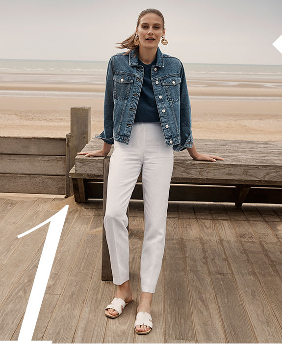 Marks and spencer 2024 ladies white jeans