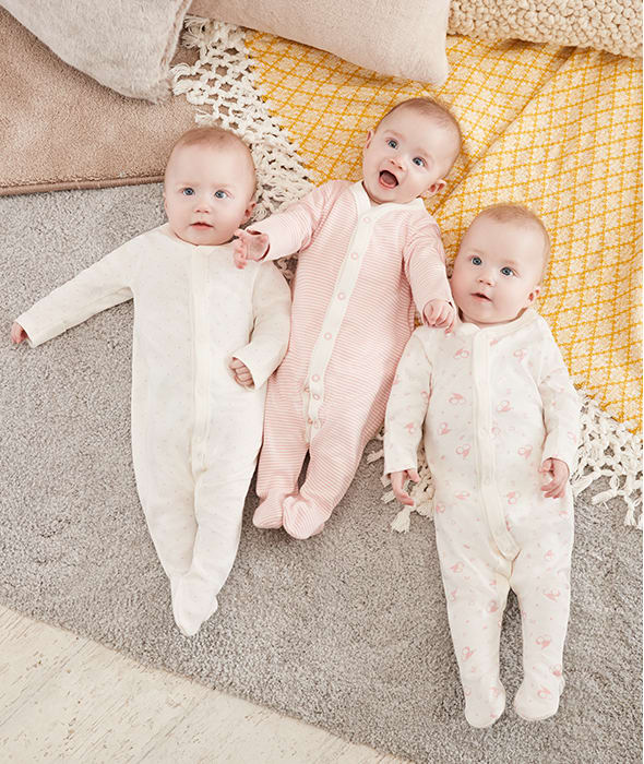 Triplets shop matching outfits