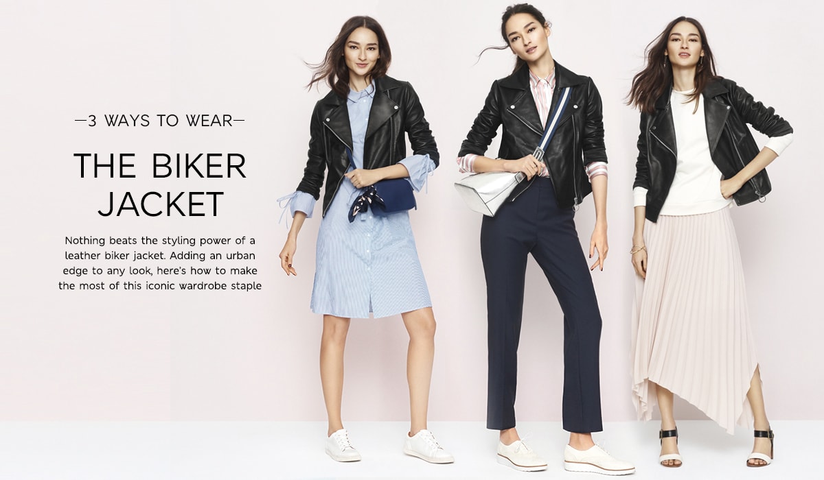 How to wear the biker jacket