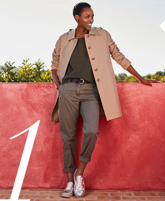 How to wear women’s chinos M&S