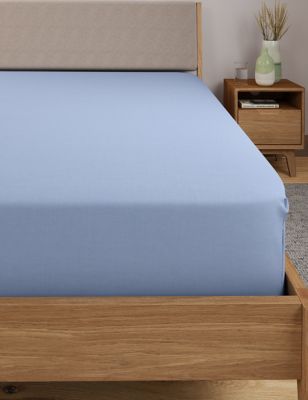 Cotton Rich Percale Extra Deep Fitted Sheet