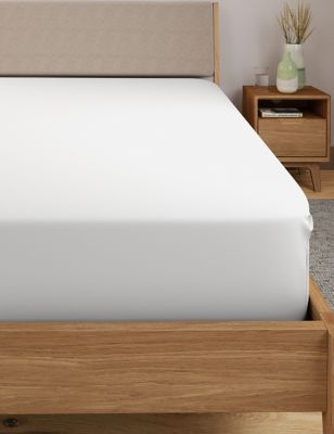 Cotton Rich Percale Extra Deep Fitted Sheet