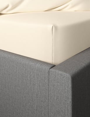Cotton Rich Percale Deep Fitted Sheet