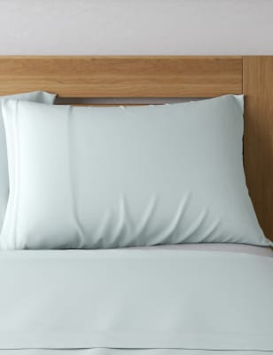 2 Pack Cotton Rich Percale Pillowcases