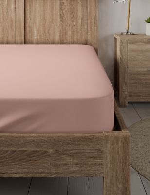 Cotton Rich Percale Fitted Sheet