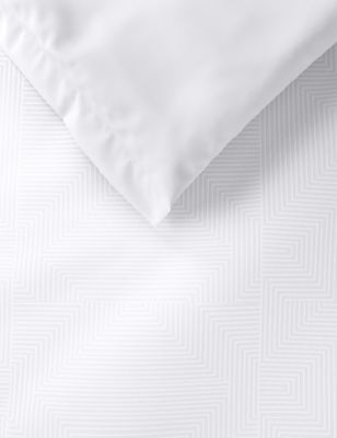Pure Cotton Geometric Jacquard Bedding Set