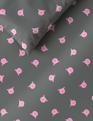 Cotton Blend Percy Pig™ Repeat Bedding Set