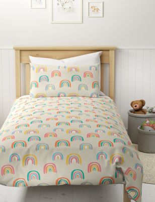 Cotton Blend Light Up Rainbow Bedding Set