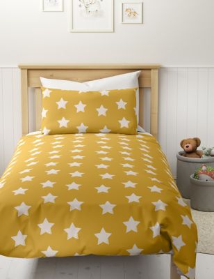 Pure Cotton Jersey Star Bedding Set