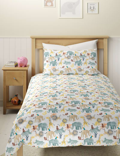 Buy the Night Lark Junior Jungle Adventure Children's Coverless Duvet Set