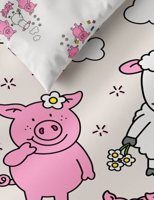 Cotton Blend Percy Pig™ Bedding Set