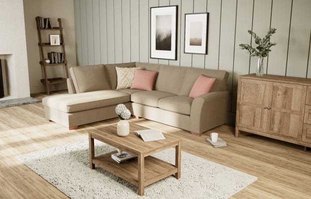Lincoln Left Hand Storage Chaise Sofa Bed