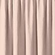 Cotton Rich Pencil Pleat Blackout Curtains - pink