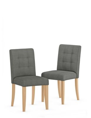 127-0Shops CREDIT CARD Milton Pinched Back Dining Chairs