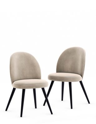 127-0Shops CREDIT CARD Velvet Dining Chairs