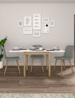 Square Extending 4-6 Seater Dining Table
