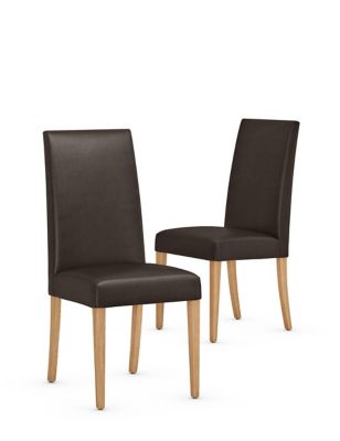 Set of 2 Alton Leather Chairs