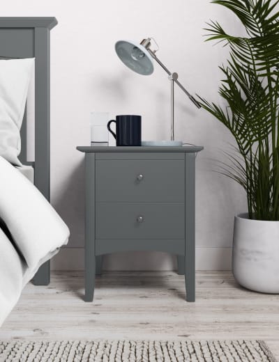 Hastings Dark Grey Tall 6 Drawer Chest M S