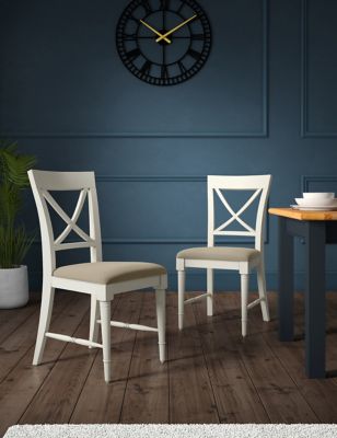 127-0Shops CREDIT CARD Greenwich Ivory Dining Chairs