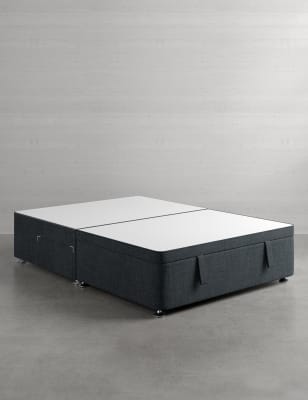 Half end ottoman divan with 2 small drawers