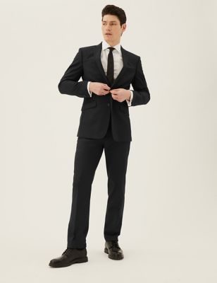 Black Slim Fit Suit with Stretch