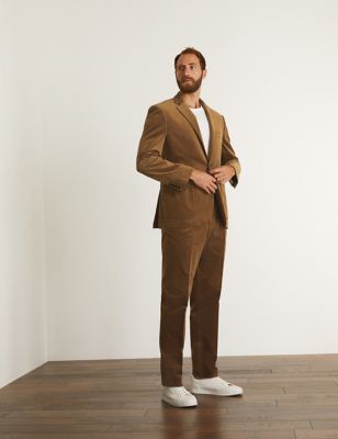 Tailored Fit Italian Corduroy Suit