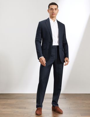 Tailored Fit Silk And Linen 2 Piece Suit