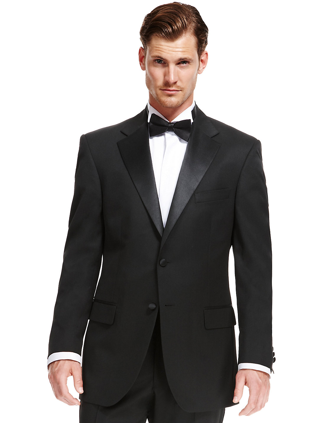 M&S COLLECTION Black Regular Fit Dinner Suit £44.50 Delivered. - HotUKDeals