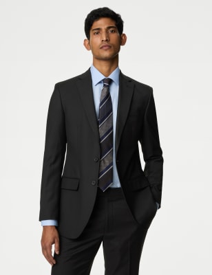 marks and spencer navy suit