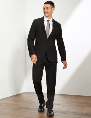 Tailored Fit Pure Wool Twill 2 Piece Suit