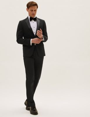 Black Slim Fit Tuxedo Suit