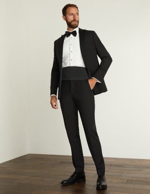 Slim Fit Wool Rich Tuxedo Suit