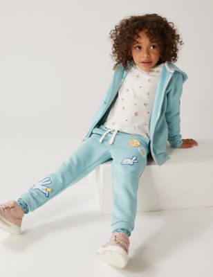 Cotton Rich Bunny Hoodie & Jogger Outfit