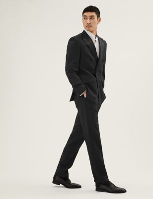 Tailored Fit Pure Wool Tuxedo Suit