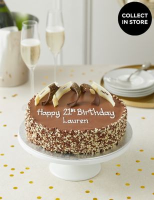 M&S  Personalised Extremely Chocolatey Party Cake (Serves 25)