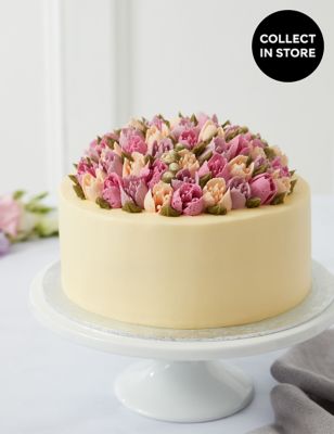 M&S Flower Festival Tulip Cake (Serves 24)