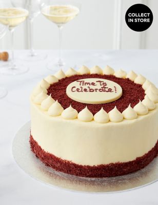 M&S Personalised Extra Large Red Velvet Cake (Serves 24)