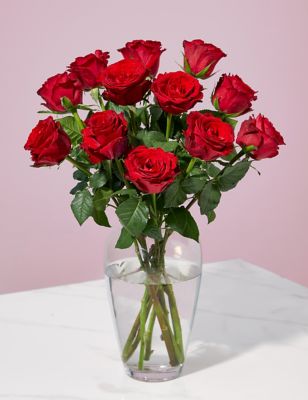 M&S Dozen Red Roses (Delivery from 9th February 2023)