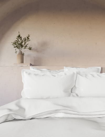 Large square feather hotsell pillows