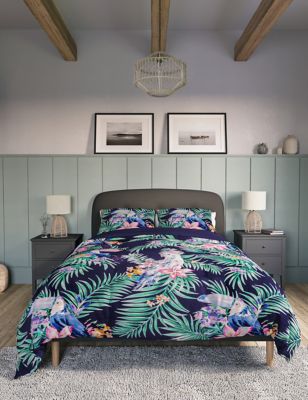 Pure Cotton Toucan Tropical Bedding Set