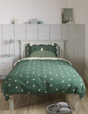 Cotton Blend Dinosaur 3D Bedding Set