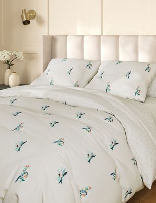 Cotton Blend Bird Bedding Set
