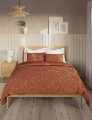 Pure Cotton Floral Jacquard Bedding Set
