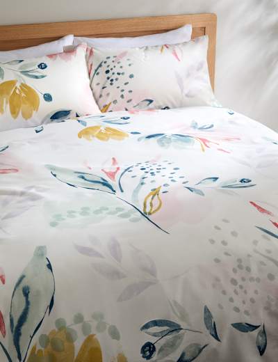 Pure Cotton Floral Bedding Set