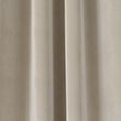 Velvet Pencil Pleat Thermal Curtains - champagne
