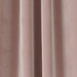 Velvet Pencil Pleat Curtains - softpink