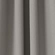 Brushed Eyelet Blackout Curtains - lightgrey
