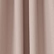 Brushed Pencil Pleat Blackout Curtains - blush