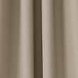 Brushed Pencil Pleat Blackout Curtains - natural